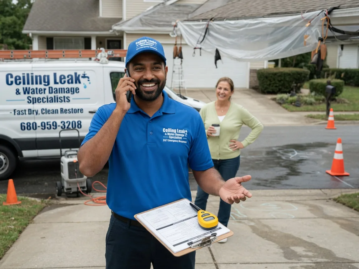 Ceiling Leak Cleanup Gilbertsville, PA FAQs